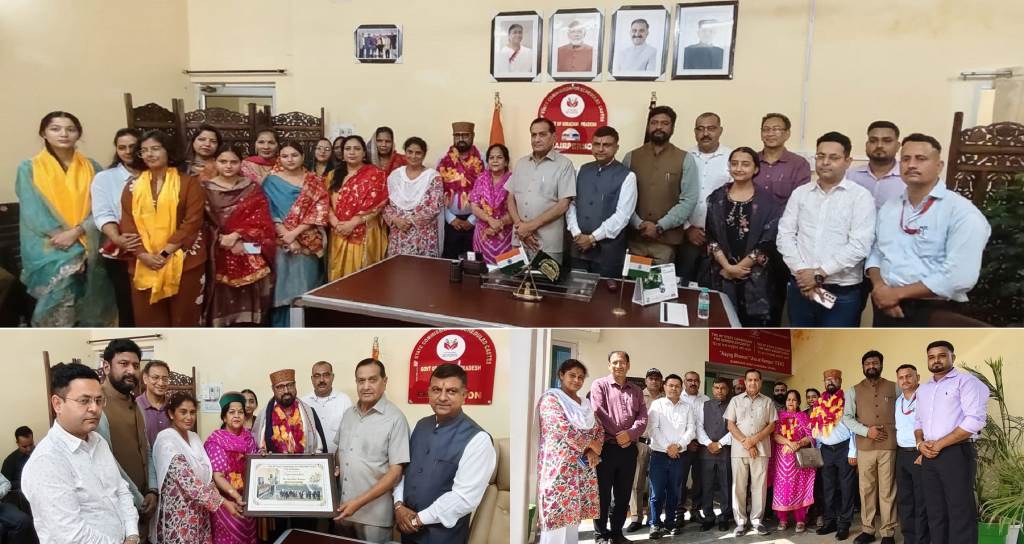 Varindra Dogra Senior Assistant at the State Scheduled Castes Commission Office Retires